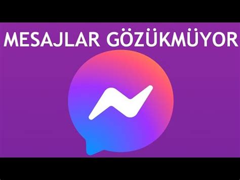 Messenger Mesajlar G Z Km Yor Ne Yapabilirim Youtube