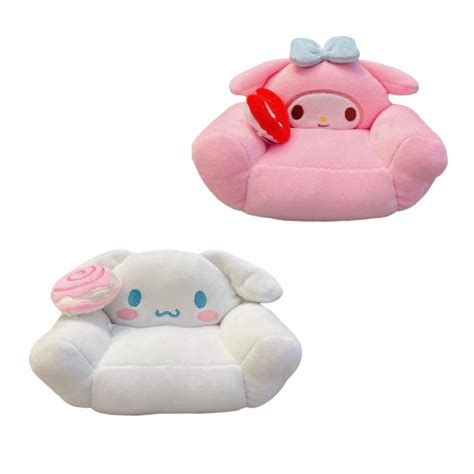 Kawaii Sanrio My Melody Cinnamoroll Sofa Plush Etsy Singapore