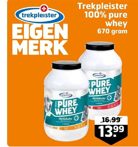 Trekpleister Pure Whey Gram Aanbieding Bij Trekpleister