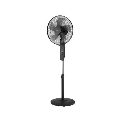 Arlec 40cm Matte Black 5 Blade Pedestal Fan With Remote Bunnings