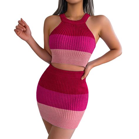 EHQJNJ Rave Outfits For Women Festival Plus Size 2024 Summer Two Piece