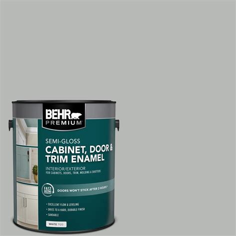 Behr Premium Gal N Lunar Surface Semi Gloss Enamel Interior