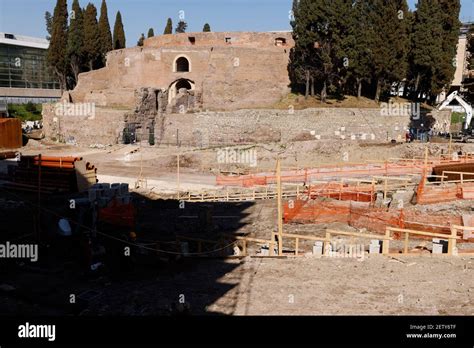 Rome 02 March 2021 The Mausoleum Of Augustus Reopens To The Public