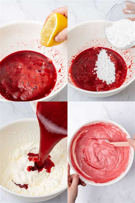 raspberry mousse spatula desserts