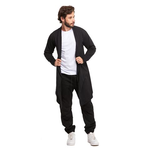 Blusa Cardigan De Frio Masculino Sobretudo Long Line Ca2 Shopee Brasil