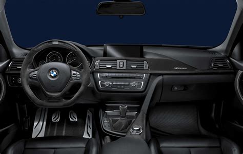 BMW 3er Sedan with BMW M Performance Parts interior - BMW M Performance Alcantara steering wheel ...