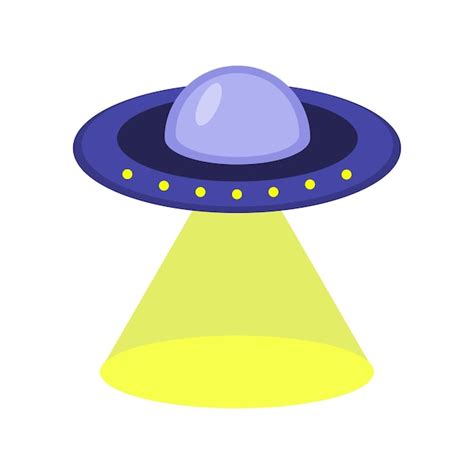 Premium Vector | Flying saucer vector