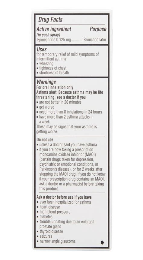 Primatene Mist Epinephrine Inhalation Aerosol 160 Relief Sprays Exp2025