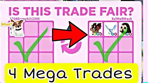 Mega Successful Trades In Adopt Me Youtube