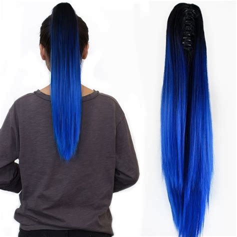 Neverland Beauty Claw On Ombre Two Tone Synthetic Long Straight