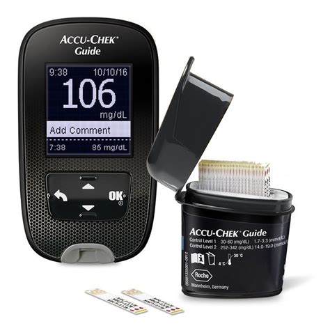 Accu Chek Gluc Metro Guide Con Tiras Y Lancetas Env O Gratis