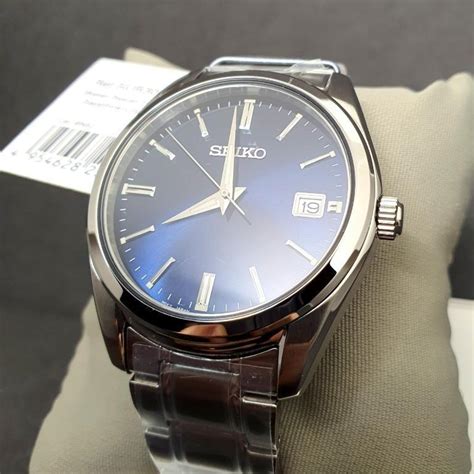 Seiko Sunburst Blue Dial Sapphire Crystal Watch Quartz Date Sur309p1 Sur309 Sarb033 Sarb035