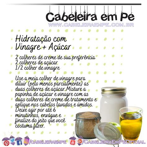 Hidratação Com Vinagre De Maçã - Hidratação com vinagre de maçã: 4 receitas caseiras com mel, açúcar ...