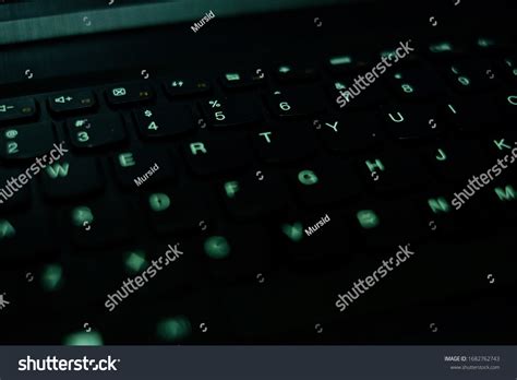 Concept Keypad Laptop Isolated Black Background Stock Photo Edit Now