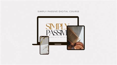 Simply Passive Digital Marketing Course Designed With You In Mind Master Resell Rights Attached