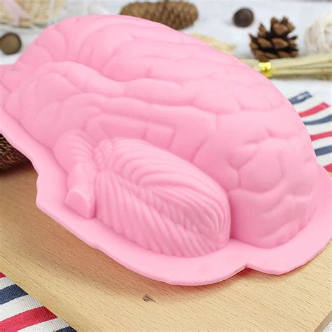 Brain Silicone Mold Halloween Brain Mold Dessert Mold Cake Etsy