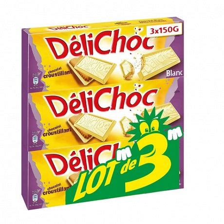 D Lichoc Chocolat Blanc Lot De X G