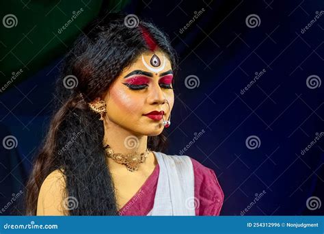 Maa Durga Agomoni Shoot Concept Indian Culture Stock Photo Image Of