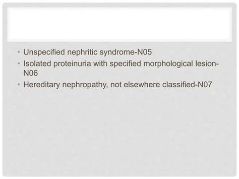 Glomerular Diseases Ppt