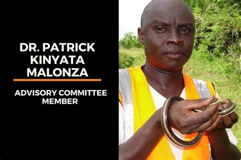 Dr Patrick Kinyata Malonza Save The Snakes