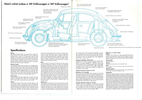 TheSamba VW Archives 1969 VW Beetle Brochure Canada