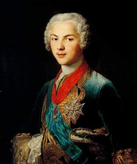 Le DAUPHIN LOUIS Fils De LOUIS XV Dauphin Portrait Peinture