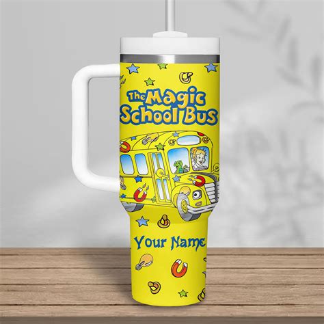 The Magic School Bus TV Series Custom Stanley Quencher 40oz Stainless