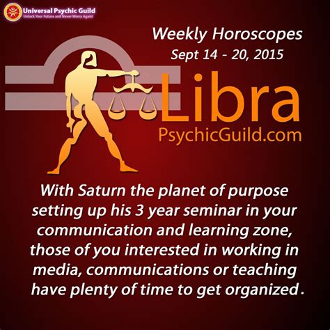 Astrology Updates Weeklyhoroscope For Zodiacsign Libra Sept 14 20 2015 Weekly