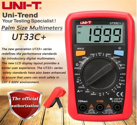 UNI T UT33C Digital Multimeter Suoer Pakistan