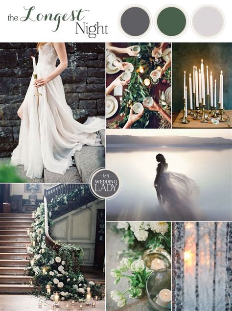 The Longest Night Winter Solstice Inspiration Winter Wedding Colors