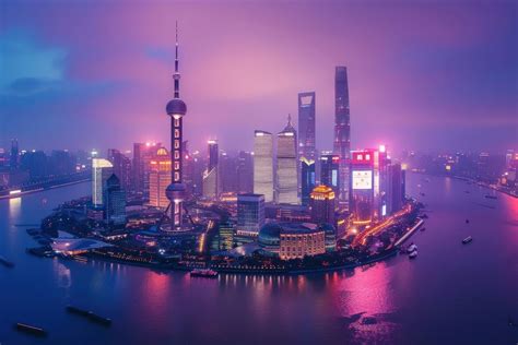 Downtown shanghai skyline architecture cityscape | Free Photo - rawpixel