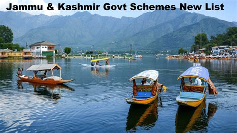 Jammu And Kashmir Govt Schemes 2025 Jandk Sarkari Yojana List Pdf