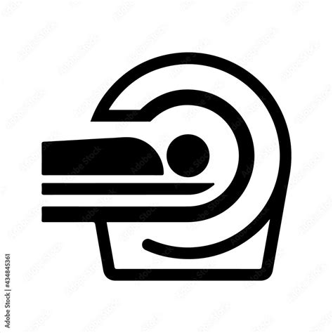 Computed Tomography Icon Vector And Glyph Stock Vector Adobe Stock