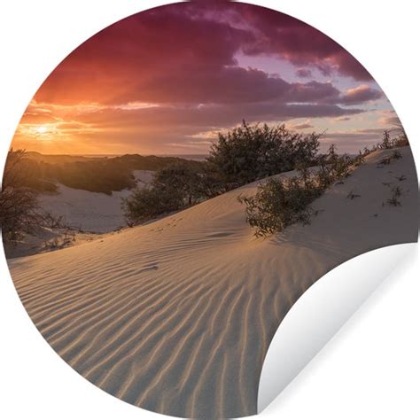 Wallcircle Muurstickers Behangcirkel Nederland Zon Strand