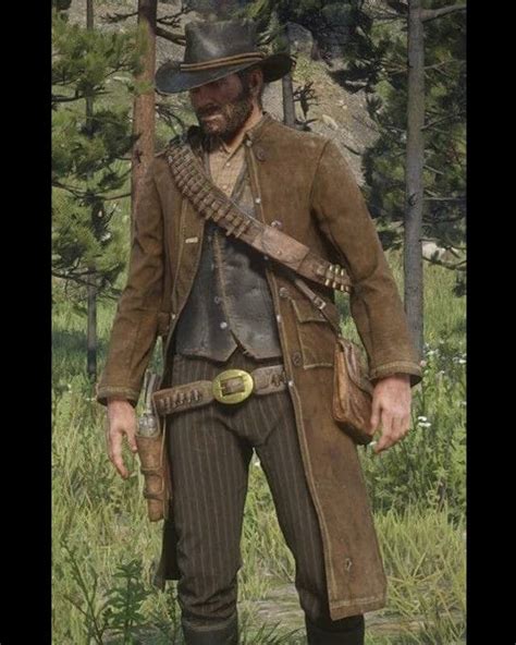 Rdr 2 Arthur Morgan Brown Leather Coat Alexgear