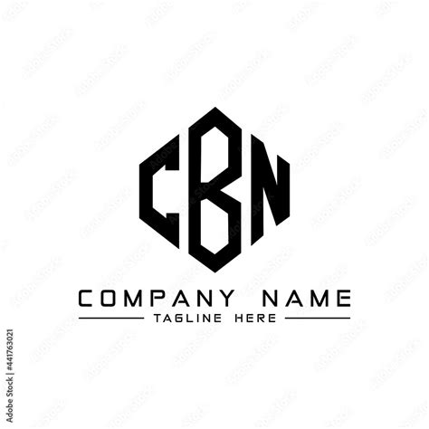 CBN letter logo design with polygon shape. CBN polygon logo monogram ...