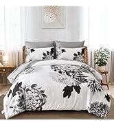 Amazon Djy Purple Comforter Set King Piece Floral Comforter Set