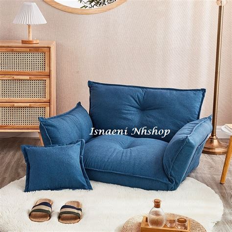 Jual Fabric Sofa Single Seat Tanpa Kaki Sofa Lantai Santai Sofa Belajar