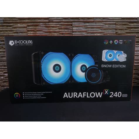 Jual Id Cooling Auraflow X 240 Evo Snow Rgb Sync Aio Cpu Water Cooling