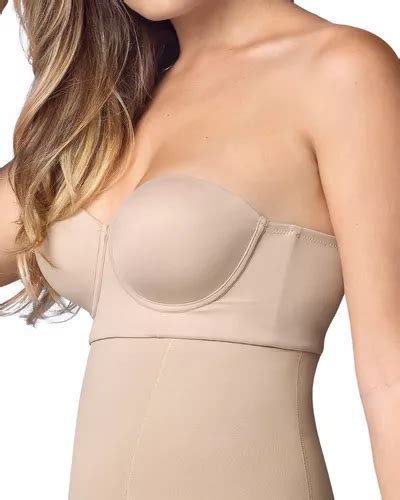 Set Brasier Bustier Espalda Ancha Strapless Leonisa Env O Gratis