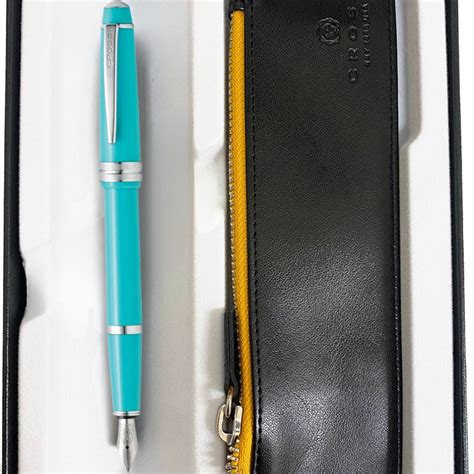 Cross Bailey Light Fountain Pen Gift Set - Teal Chrome Trim | Bailey Light | The Online Pen Company