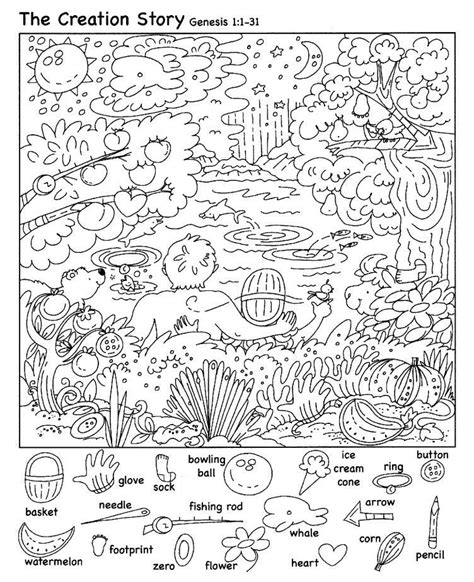 Scripture 40 Page Hidden Picture Coloring Pages Digital Etsy