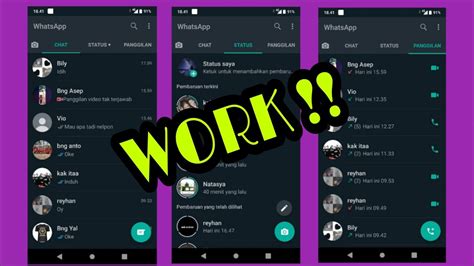 Cara Mengubah Mode Gelap Di Whatsapp Original Yang Ada Di Playstore