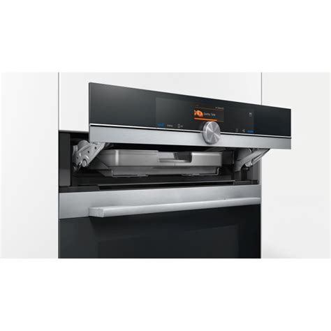 Siemens Iq Cs Gbs Horno Compacto Con Vapor L Inox Negro