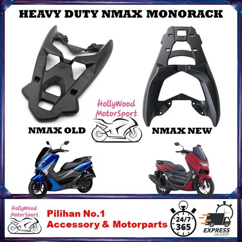 Ready Stock Yamaha Nmax V V Rear Rack Top Box Luggage