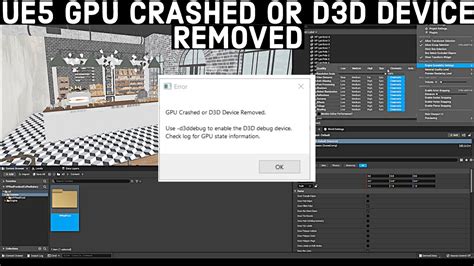 Ue Gpu Crashed Or D D Device Removed Fix Youtube