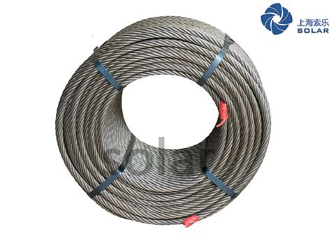 EN 12385 5 Standard Steel Wire Rope 6x19 With High Tensile Strength