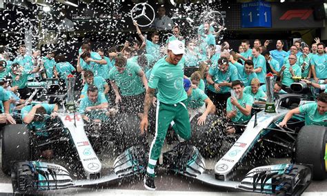 Mercedes staff are to share £9 million after Lewis Hamilton win ...