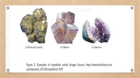 Amorphous And Crystalline Solids Pptx