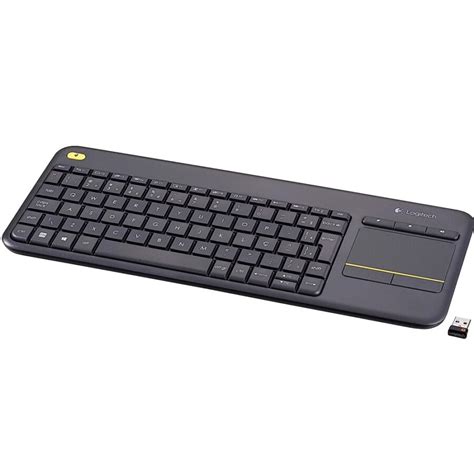 Oferta Teclado Sem Fio Logitech K400 Plus Touchpad Integrado Abnt2 Preto Por R 11990